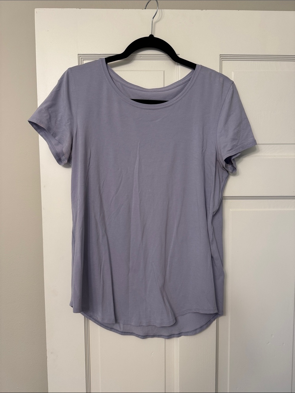 lululemon athletica Light Lavender Short Sleeve Tee